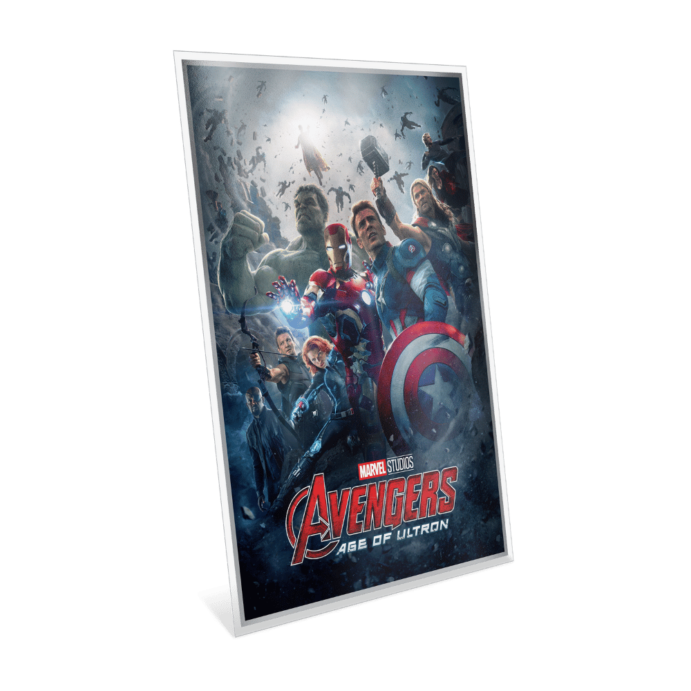 Marvel The Infinity Saga Phase Two Avengers: Age of Ultron Foil Collectible Foil reverse main image Agoro by New Zealand Mint