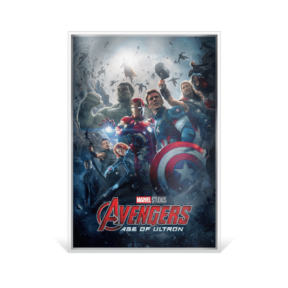 Marvel The Infinity Saga Phase Two Avengers: Age of Ultron Foil Collectible Foil reverse Agoro by New Zealand Mint