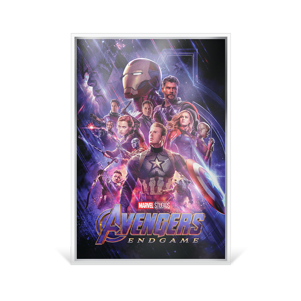 Marvel The Infinity Saga Phase Three Avengers: Endgame Silver Collectible Foil AGORO