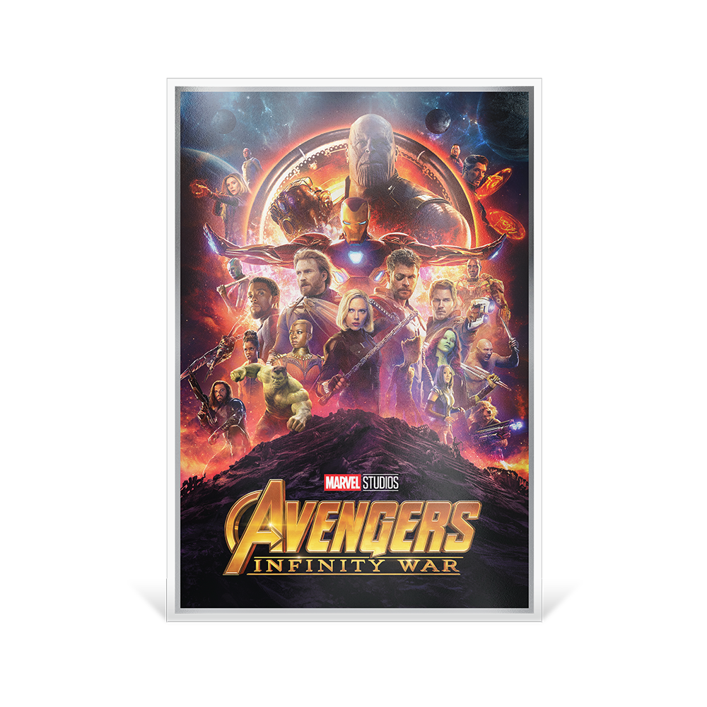 Marvel The Infinity Saga Phase Three Avengers: Infinity War Silver Collectible Foil