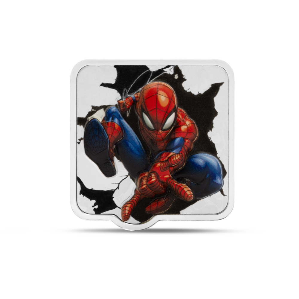 Marvel Spider-Man 'Thwip' 2 Oz Silver Coin