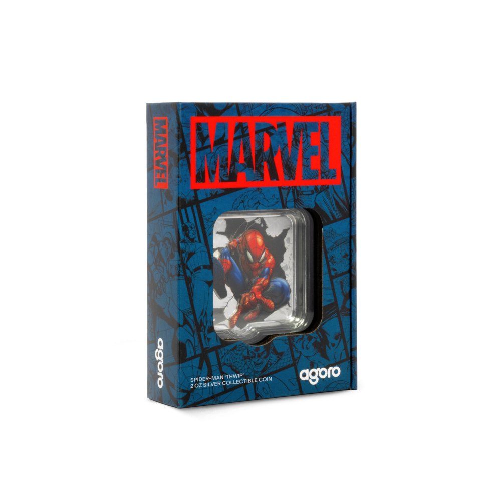 Marvel Spider-Man 'Thwip' 2 Oz Silver Coin