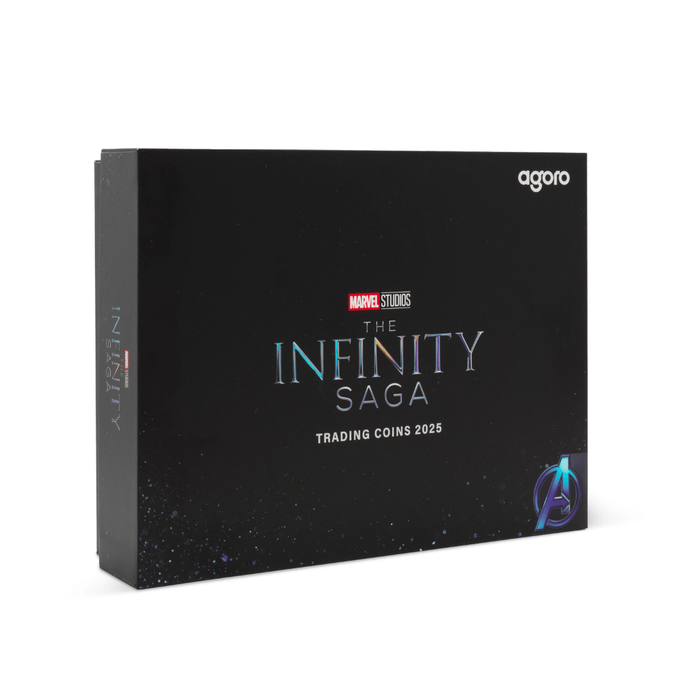 Marvel Studios: The Infinity Saga Trading Coins Packaging closed - Agoro New Zealand Mint