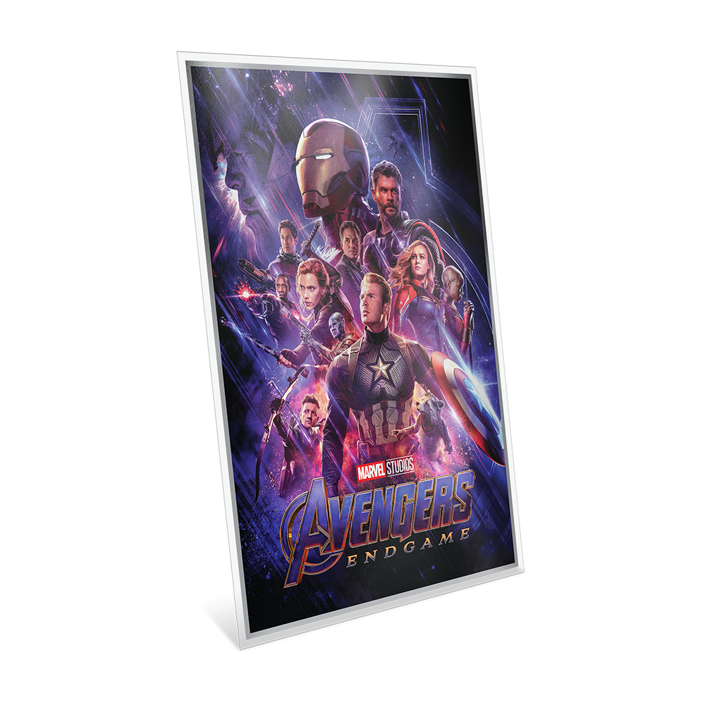 Marvel The Infinity Saga Phase Three Avengers: Endgame Silver Collectible Foil AGORO