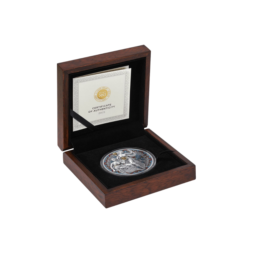 Melpomene & Thalia The Nine Muses 2 Oz Silver Coin 2025
