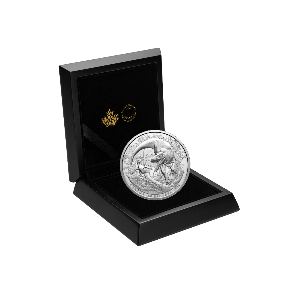 MintLAB Exceptional Discoveries: Dinosaurs of Canada Fine Silver Coin Royal Canadian Mint