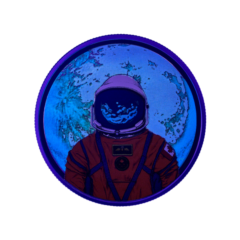 Moon Mission 1 Oz Fine Silver Coin Royal Canadian Mint