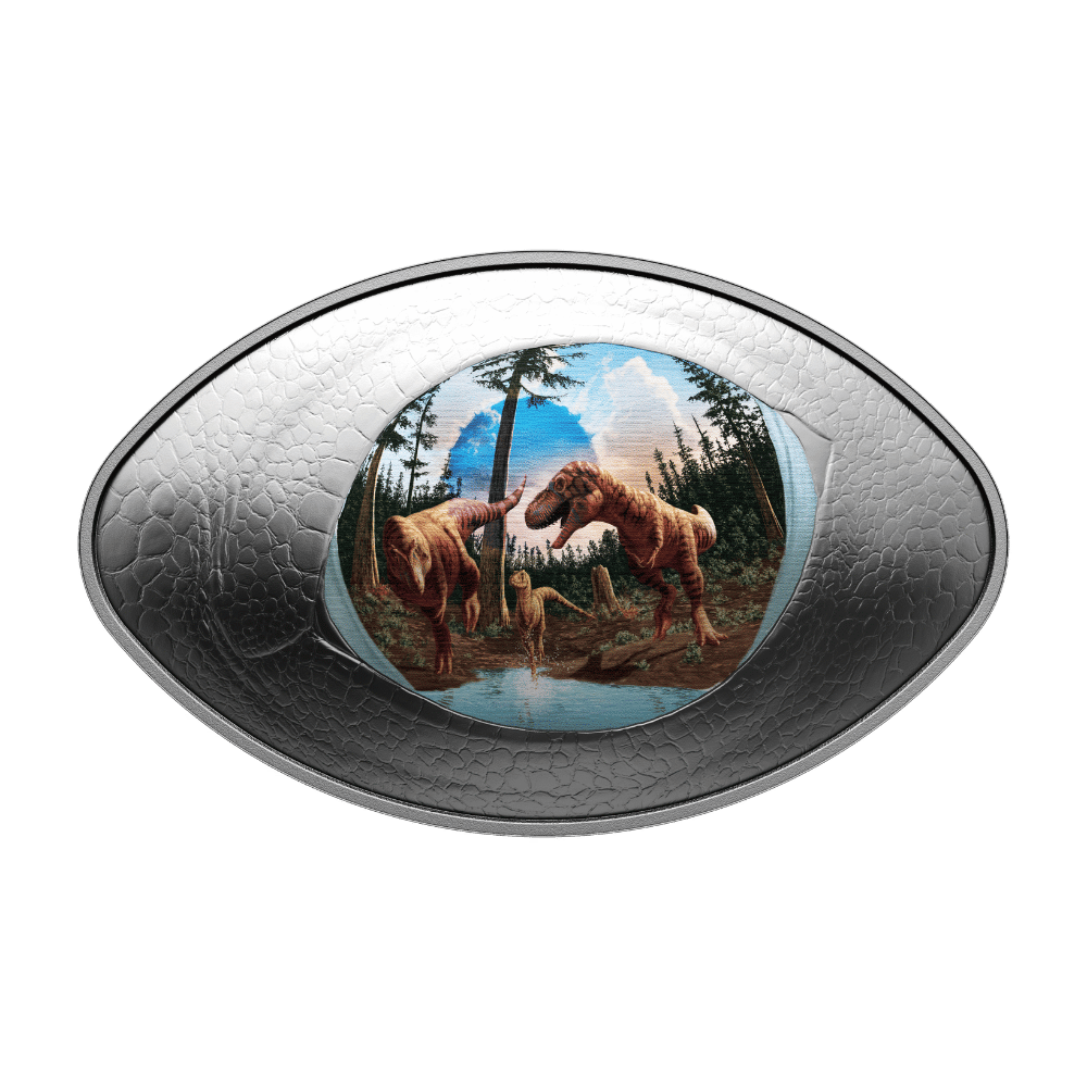 Dinosaur Eye 1 Oz Fine Silver Coin Canada 2025 Royal Canadian Mint