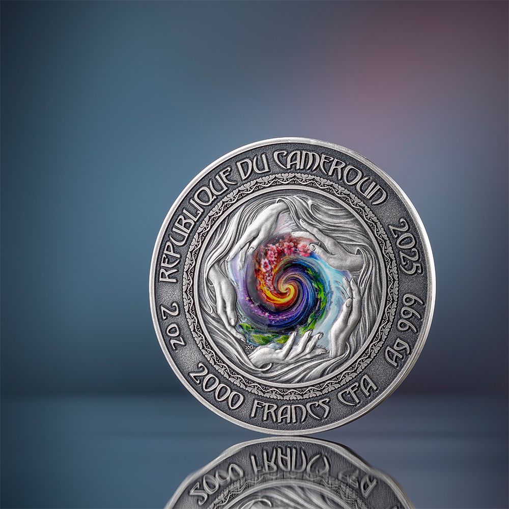 Mermaid Nature Spirits 2 Oz Silver Coin 2025 picture2 mint xxi parthava coin