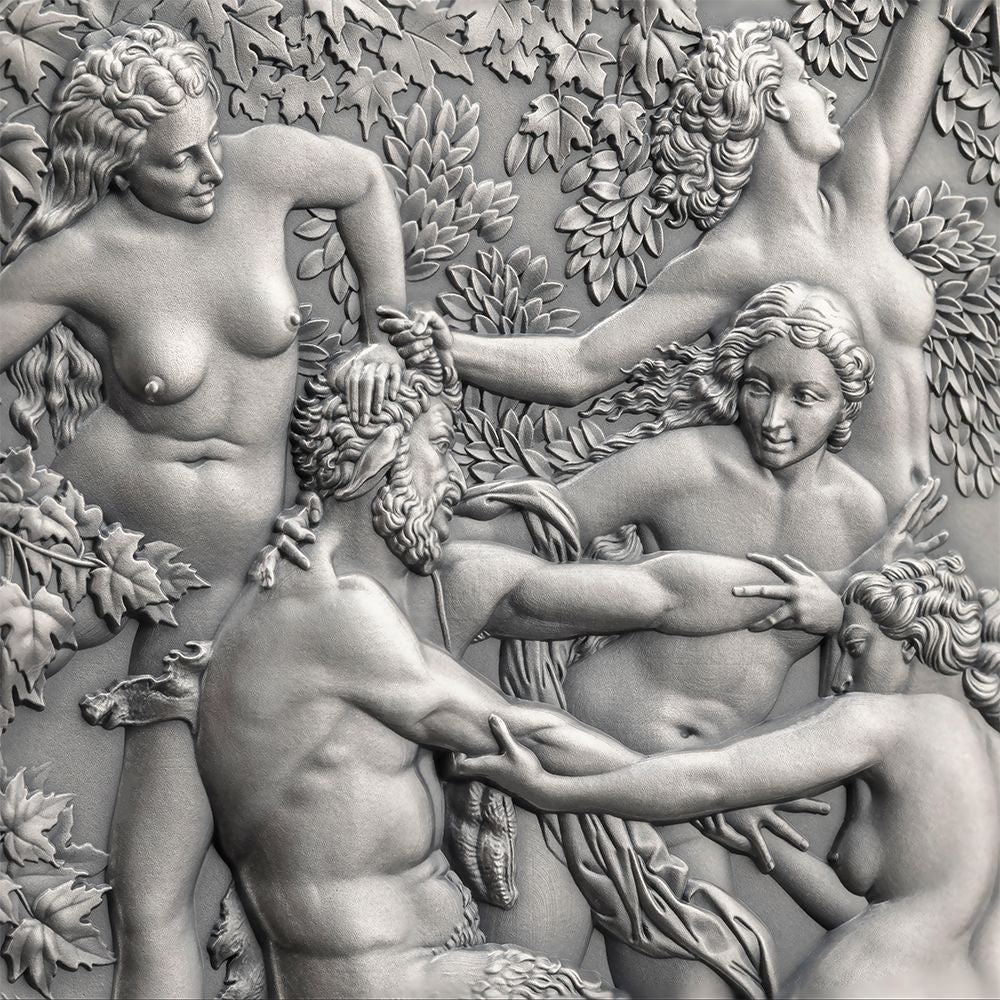 NYMPHS AND SATYR Celestial Beauty 1 Kg Kilo Silver Coin 10000 Francs Cameroon 2025