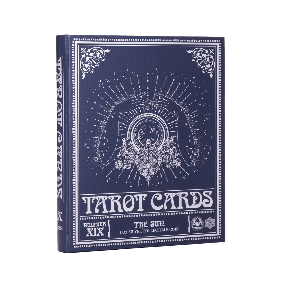 Tarot Cards The Sun 1 Oz Silver Coin - PARTHAVA COIN