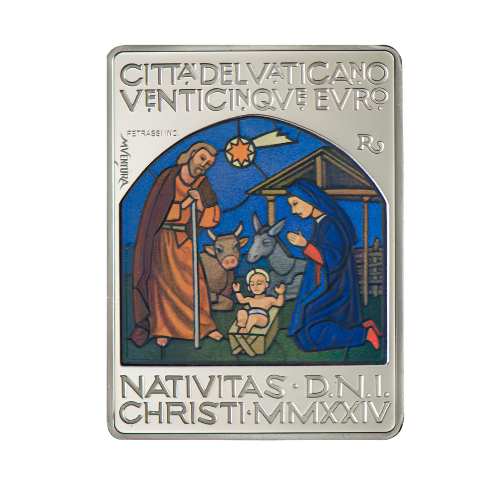Nativity of Christmas 35g Silver Bar 2024 MDM