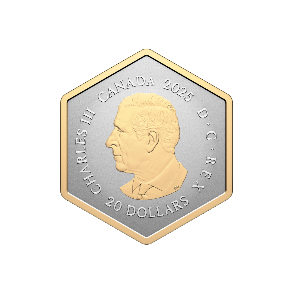 Nature’s Delight Honey Bee 1 Oz Fine Silver Coin Canada 2025