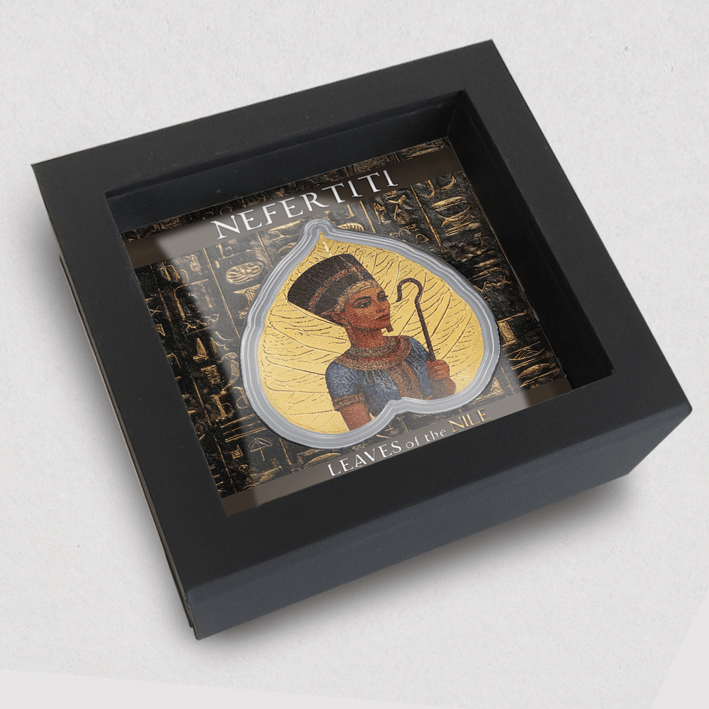 Nefertiti Leaves of the Nile 1 Oz Silver Coin 2025