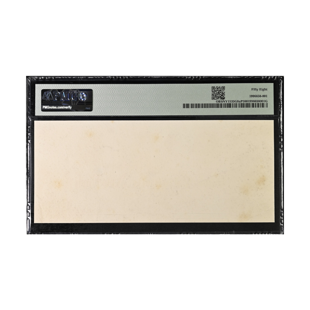 New York $50 1840s Bank of Commerce Proof PMG 58 EPQ