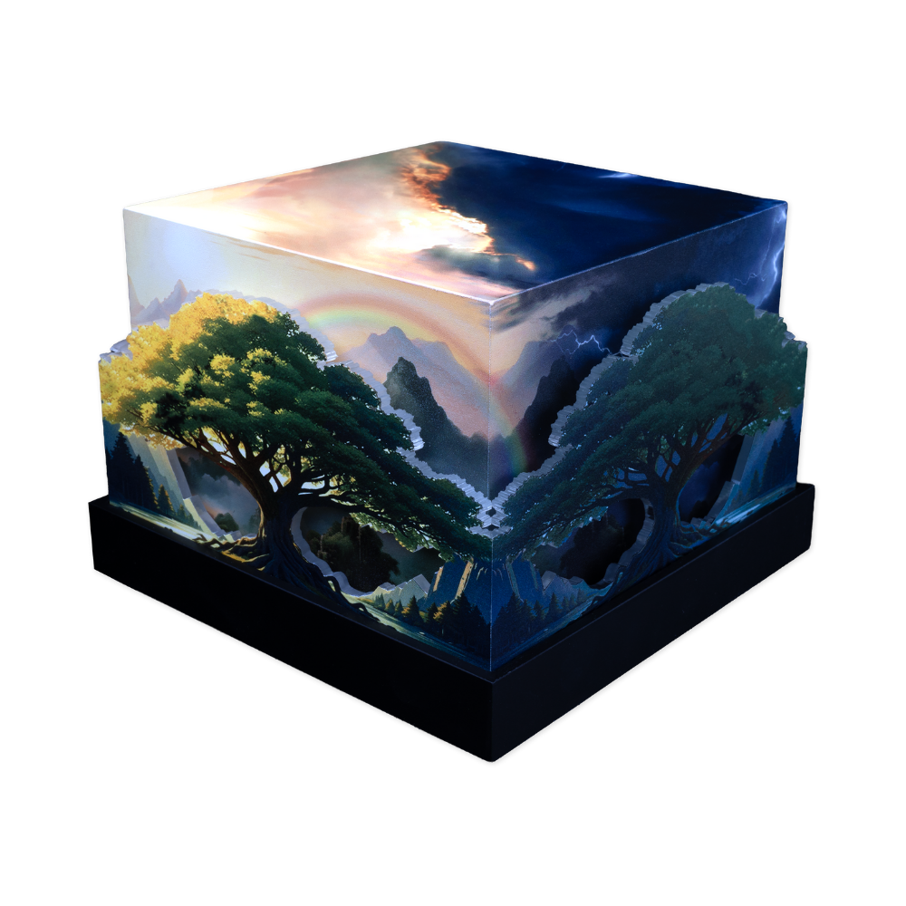 Norse Gods 1 Kg Silver Cube 2026 MDM