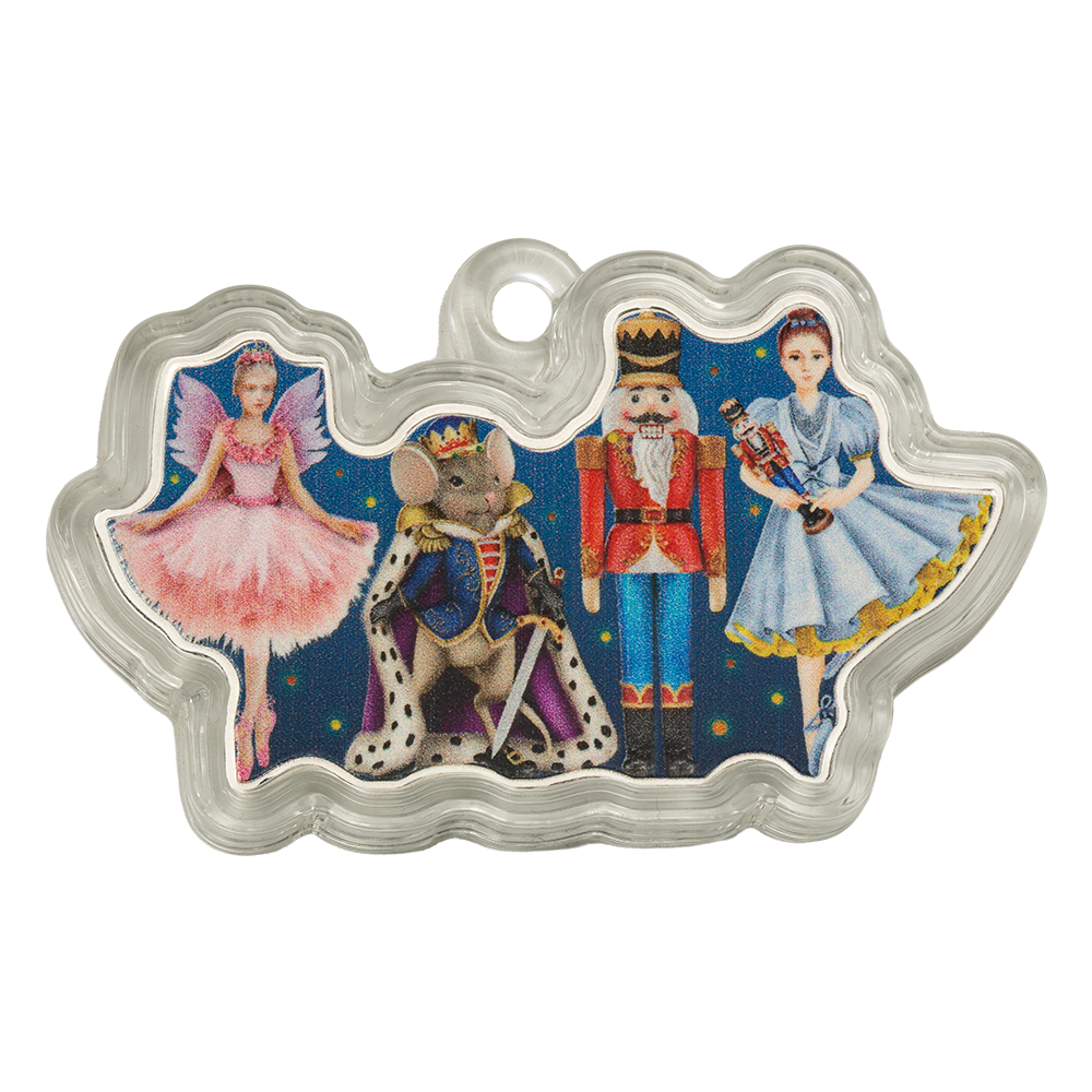 Nutcracker on Stage 1 Oz Silver Coin 2026 PAMP