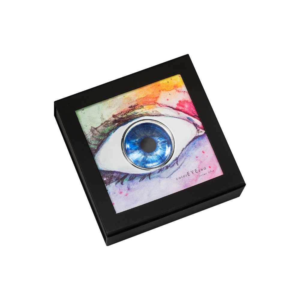 OCEAN BLUE Coloreyezed Eye 1 Oz Silver Coin $5 Palau 2022