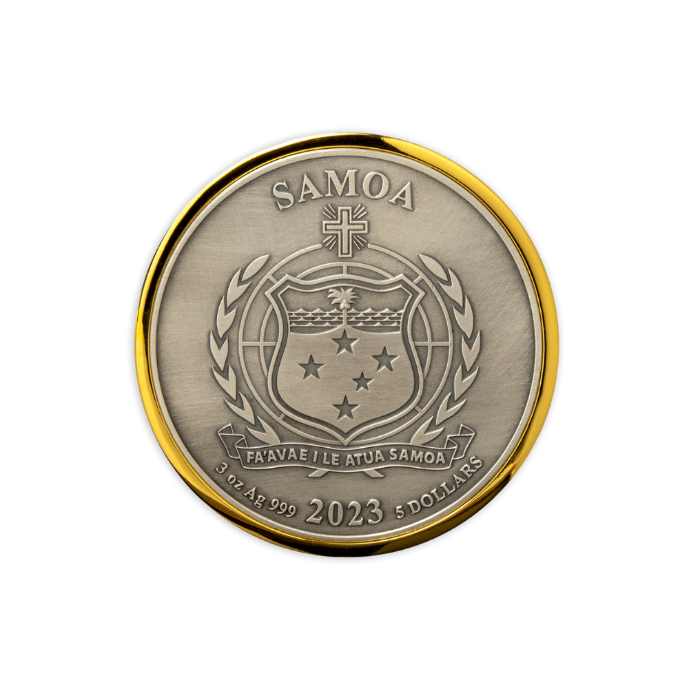ONE RING Lord of the Rings 3 Oz Silver Coin $5 Samoa 2023