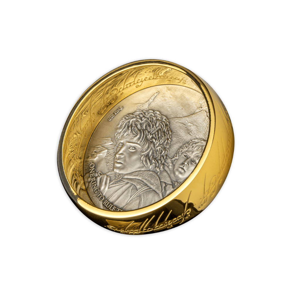 ONE RING Lord of the Rings 3 Oz Silver Coin $5 Samoa 2023 - MDM