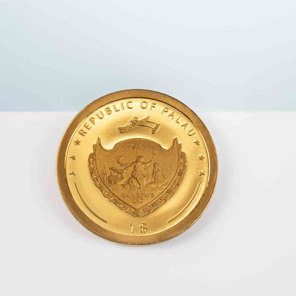 OUNCE OF LUCK Four Leaf Clover Gold Coin $1 Palau 2025