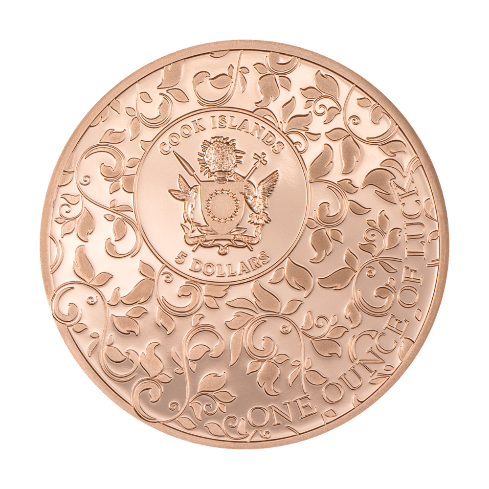 Ounce of Luck Four Leaf Clovers 1 Oz Silver Coin 2027 CIT COIN INVEST AG