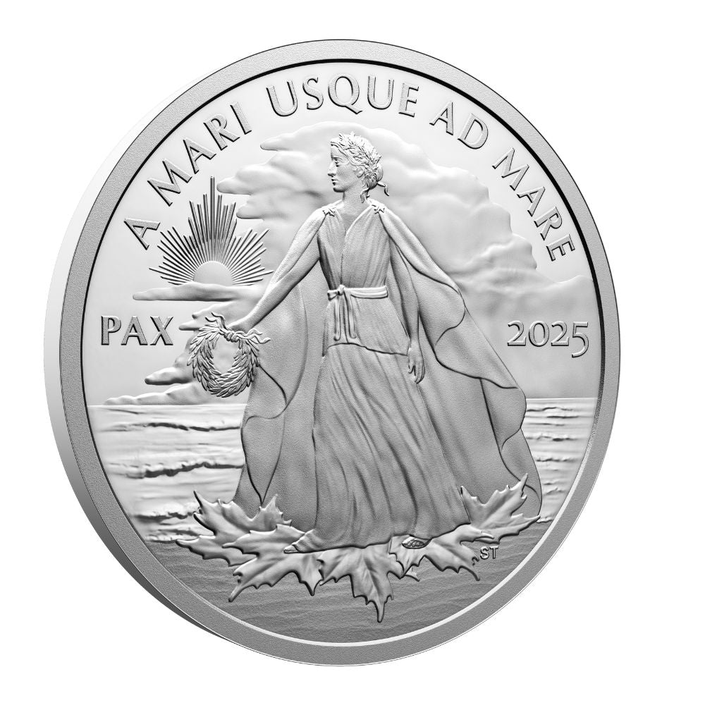PEACE DOLLAR 1 Oz Silver Coin $1 Canada 2025