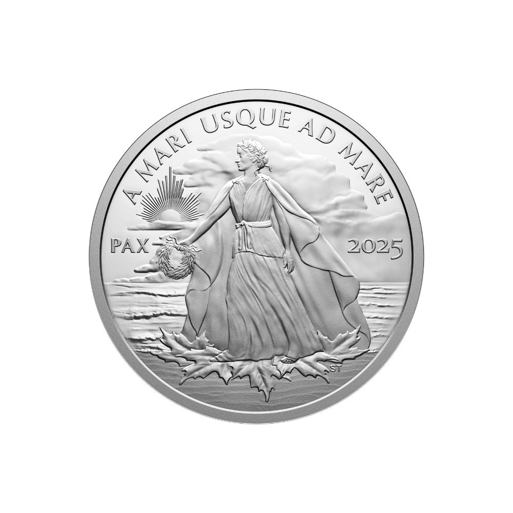 PEACE DOLLAR 1 Oz Silver Coin $1 Canada 2025