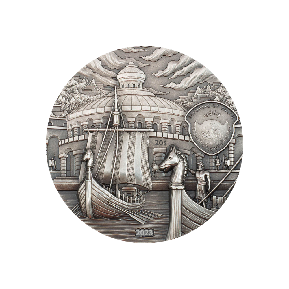 PHOENICIA AND CARTHAGE Lost Civilizations 5 Oz Silver Coin $20 Palau 2023