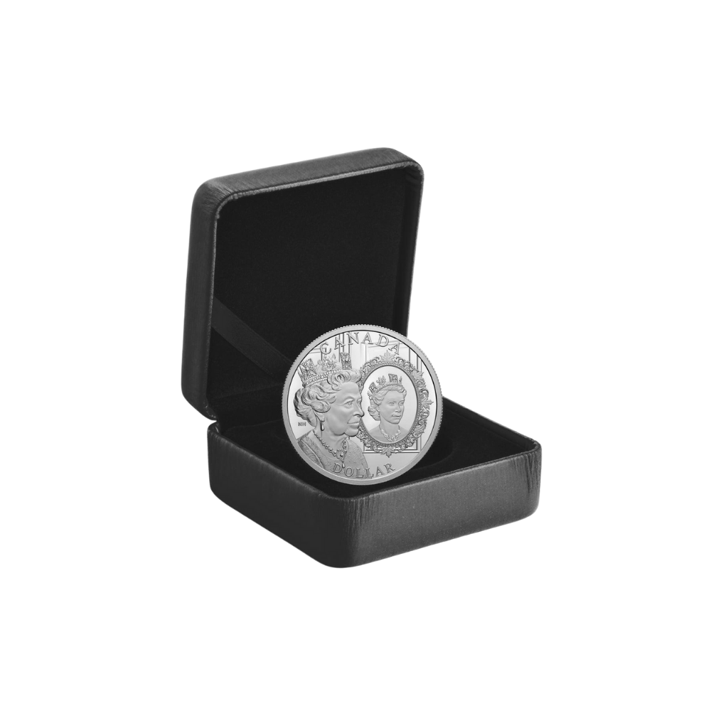 PLATINUM JUBILEE OF HER MAJESTY QUEEN ELIZABETH II Special Edition Silver Coin $1 Canada 2022