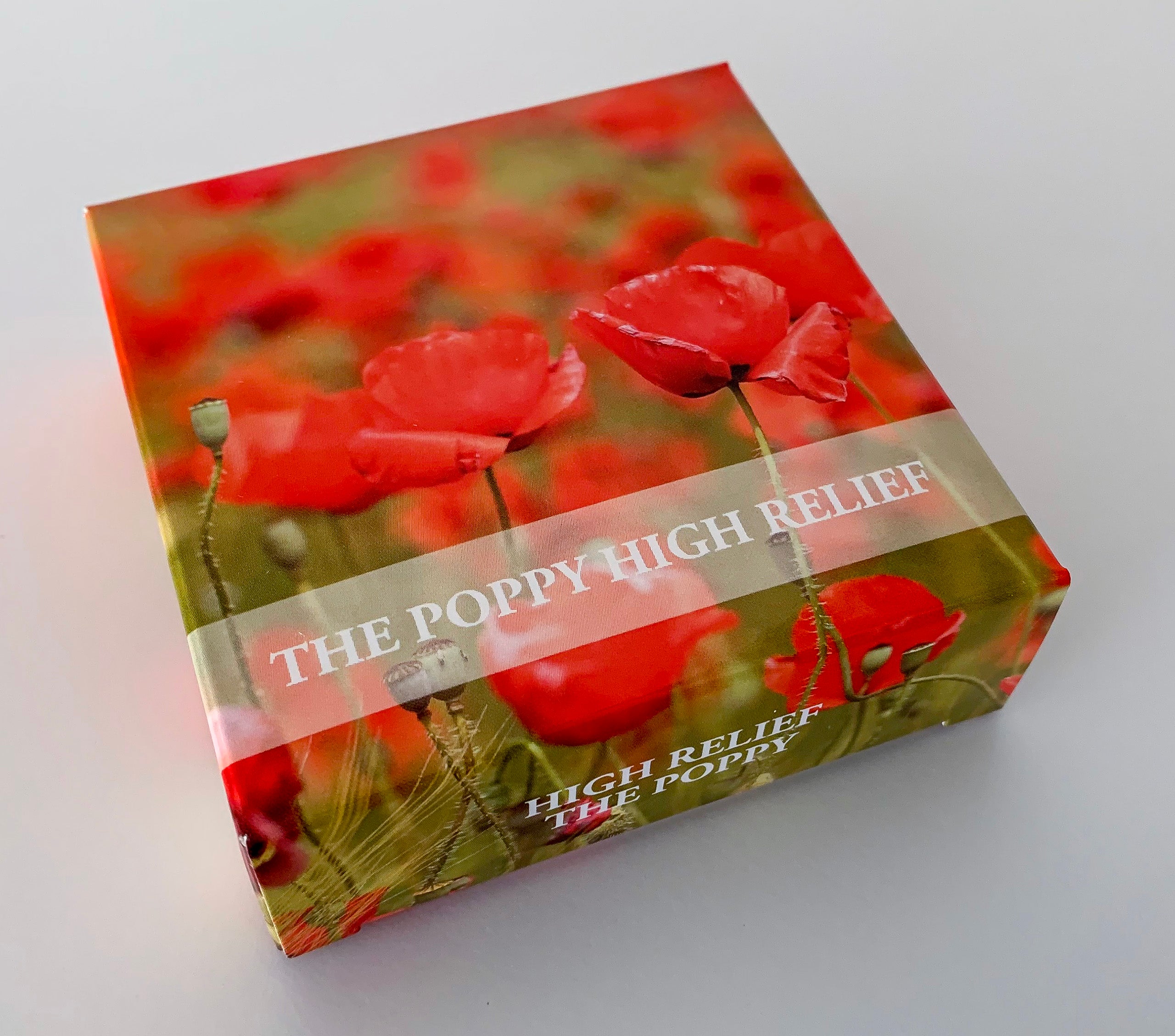 POPPY High Relief Flowers Leaves 2 Oz Silver Coin $10 Palau 2019 - PARTHAVA COIN