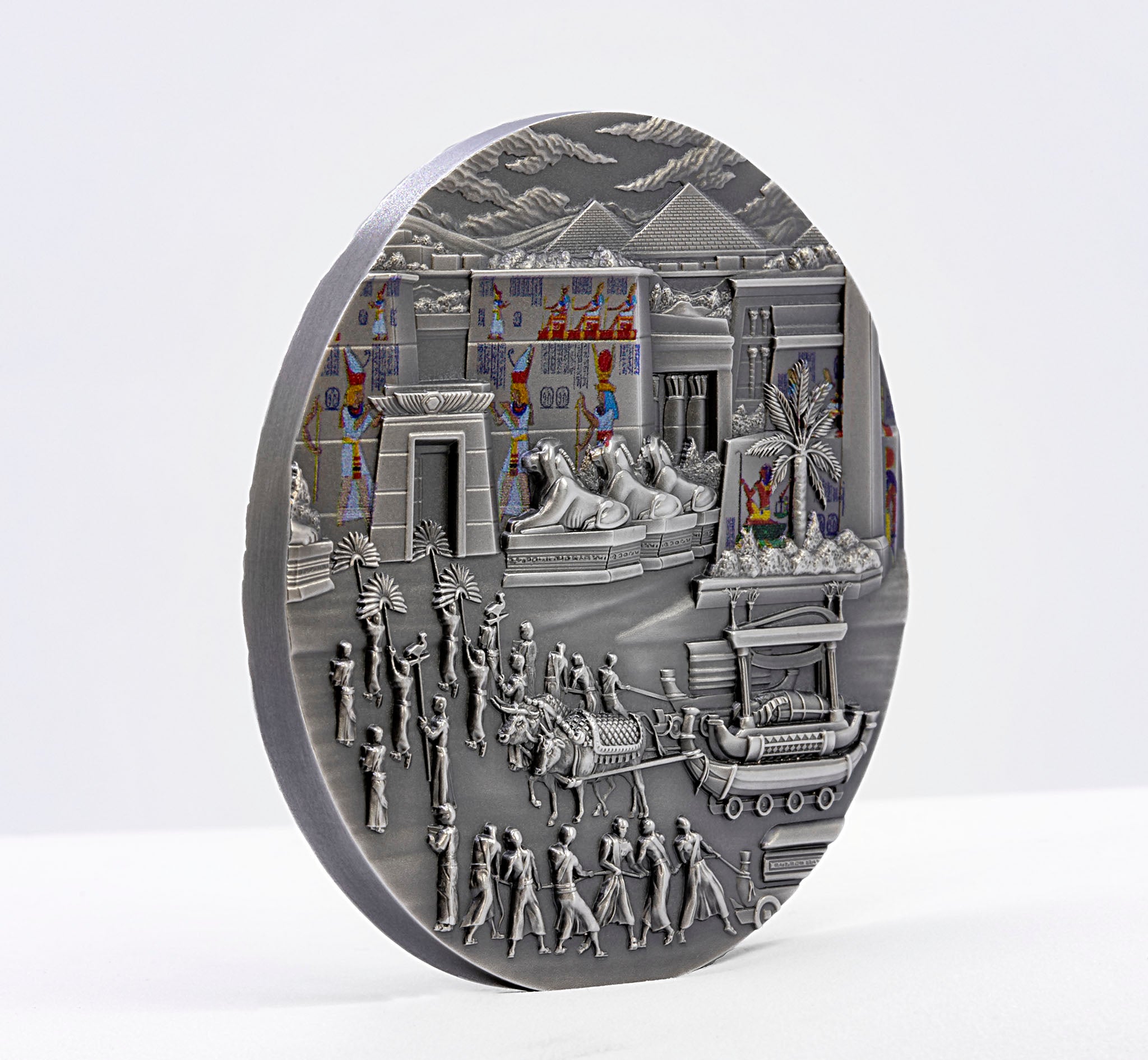 EGYPTIANS Afterlife Rites of Passage 2 Oz Silver Coin $10 Palau 2023 - PARTHAVA COIN