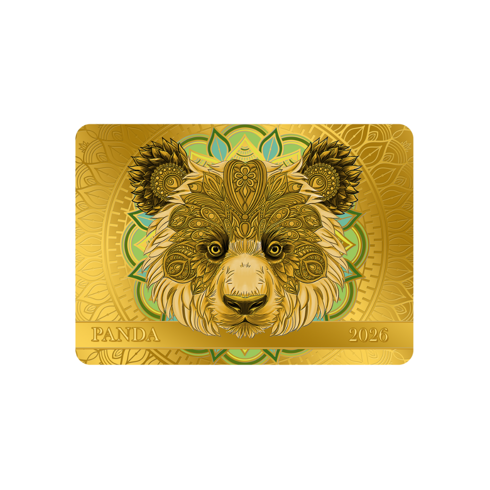 Panda Spirit Animals Collection 1/200 Oz Gold Coin 2026