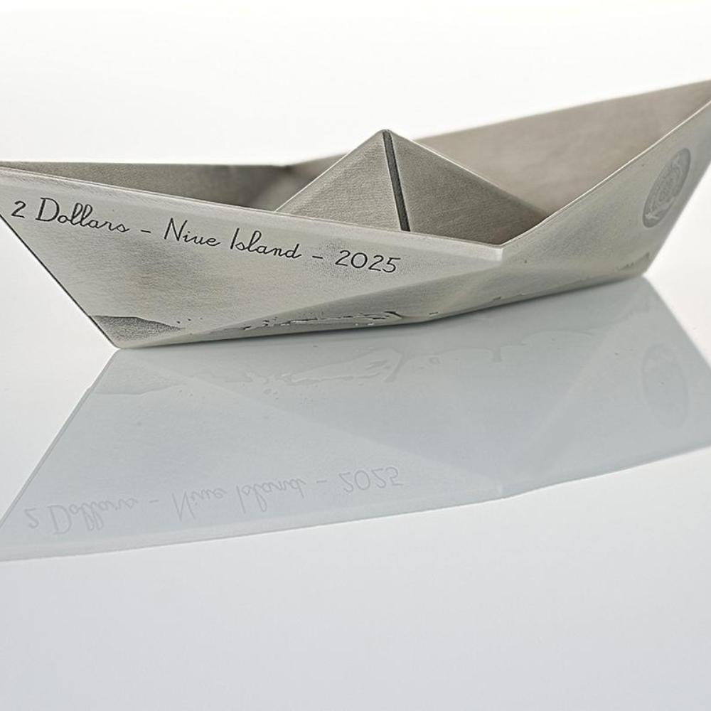 Paper Boat Folded Dreams 2 Oz Silver Coin POWER COIN