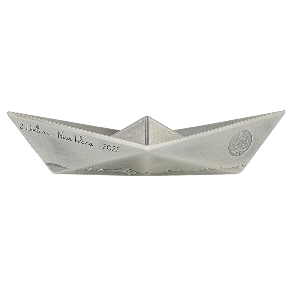 Paper Boat Folded Dreams 2 Oz Silver Coin POWER COIN