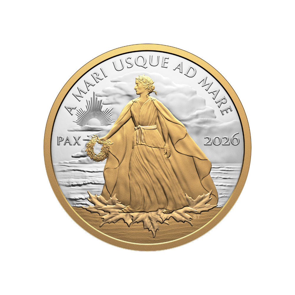 Peace Dollar 1 Oz Fine Silver Coin Canada 2026 ROYAL CANADIAN MINT