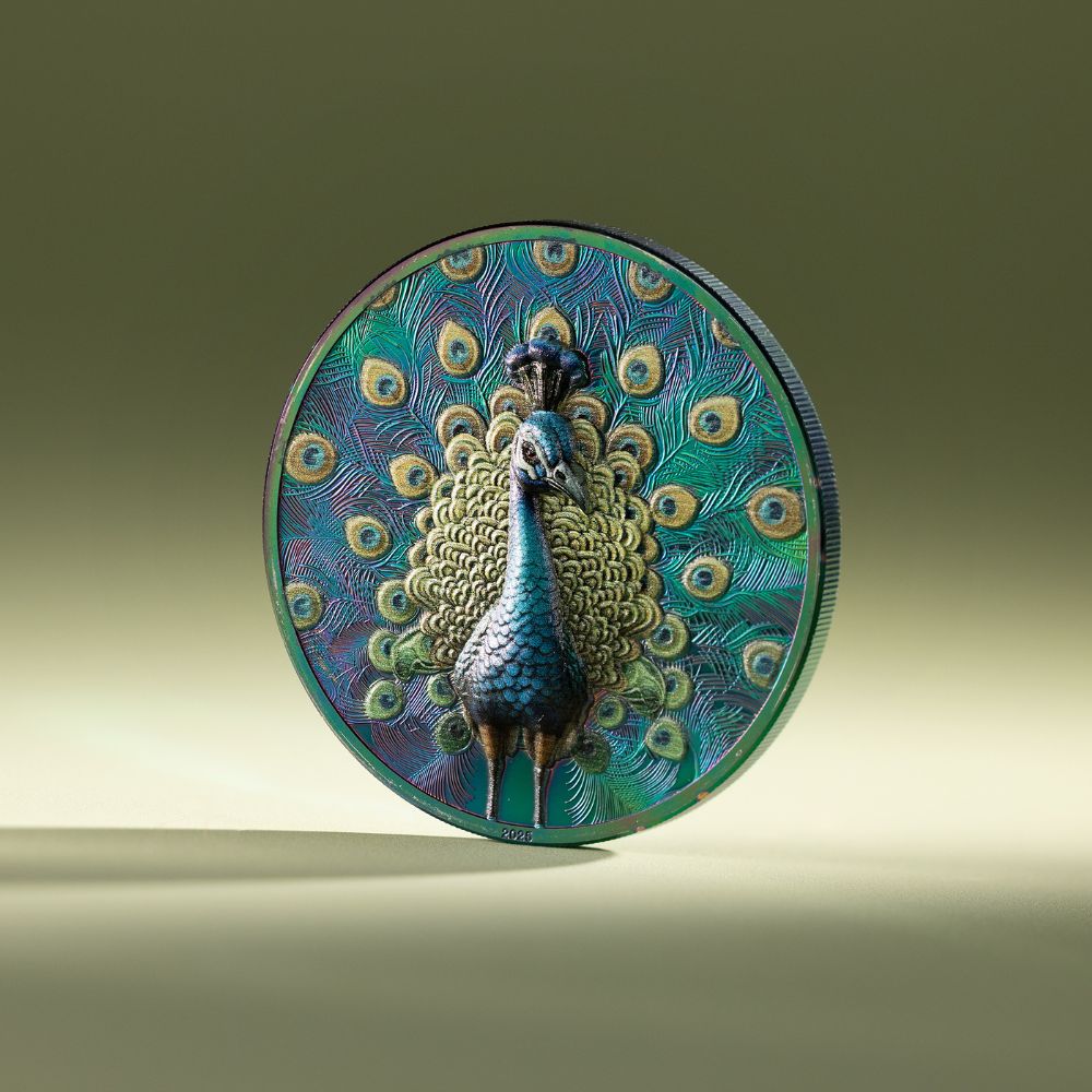 Peacock 1 Oz Silver Coin 2025 CIT gallery - Parthava Coin