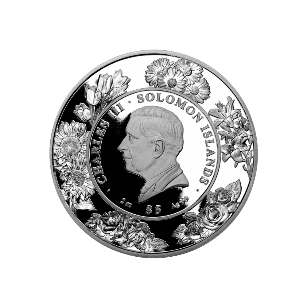 Peony 2 Oz Silver Coin 2025