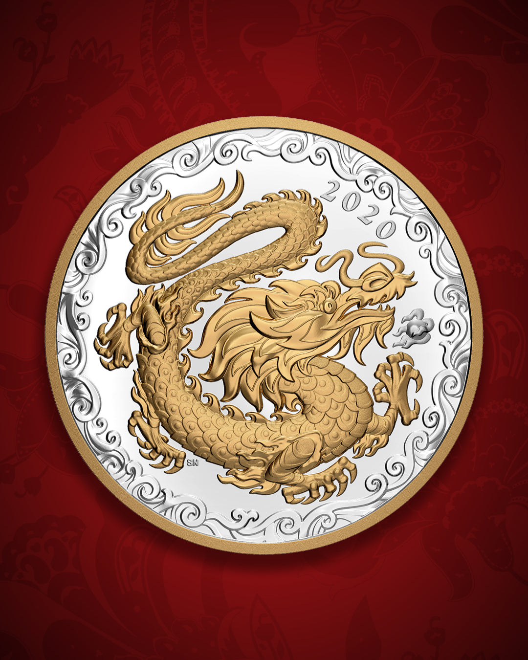 LUCKY DRAGON 1/2 Kilo Silver Coin $125 Canada 2020