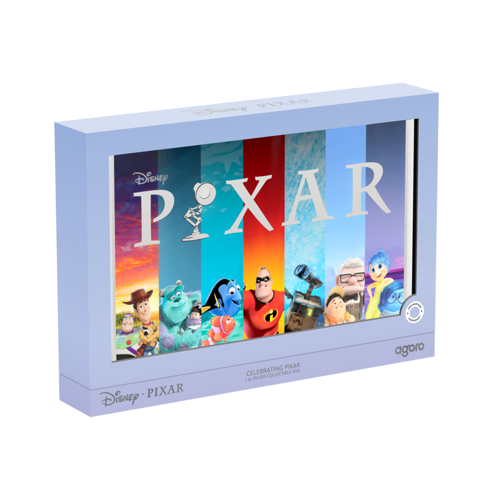 Disney Pixar Celebrating Pixar Silver Collectible Foil AGORO