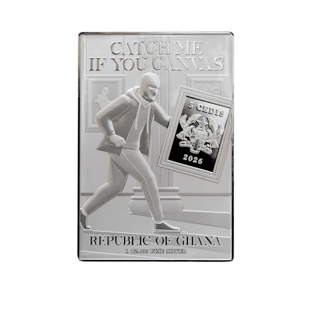 Portrait of Adele Bloch-Bauer I by Gustav Klimt Catch Me If You Canvas 1 Oz Silver Coin 2026 popcoins