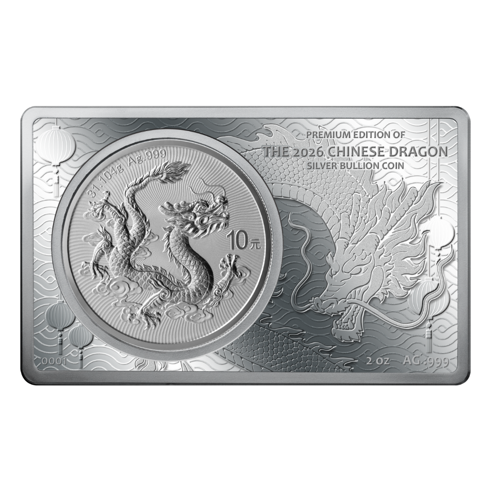 ChineseDragon・SILVER PR COIN Premium Edition: 2026 Chinese Silver Dragon - MDM