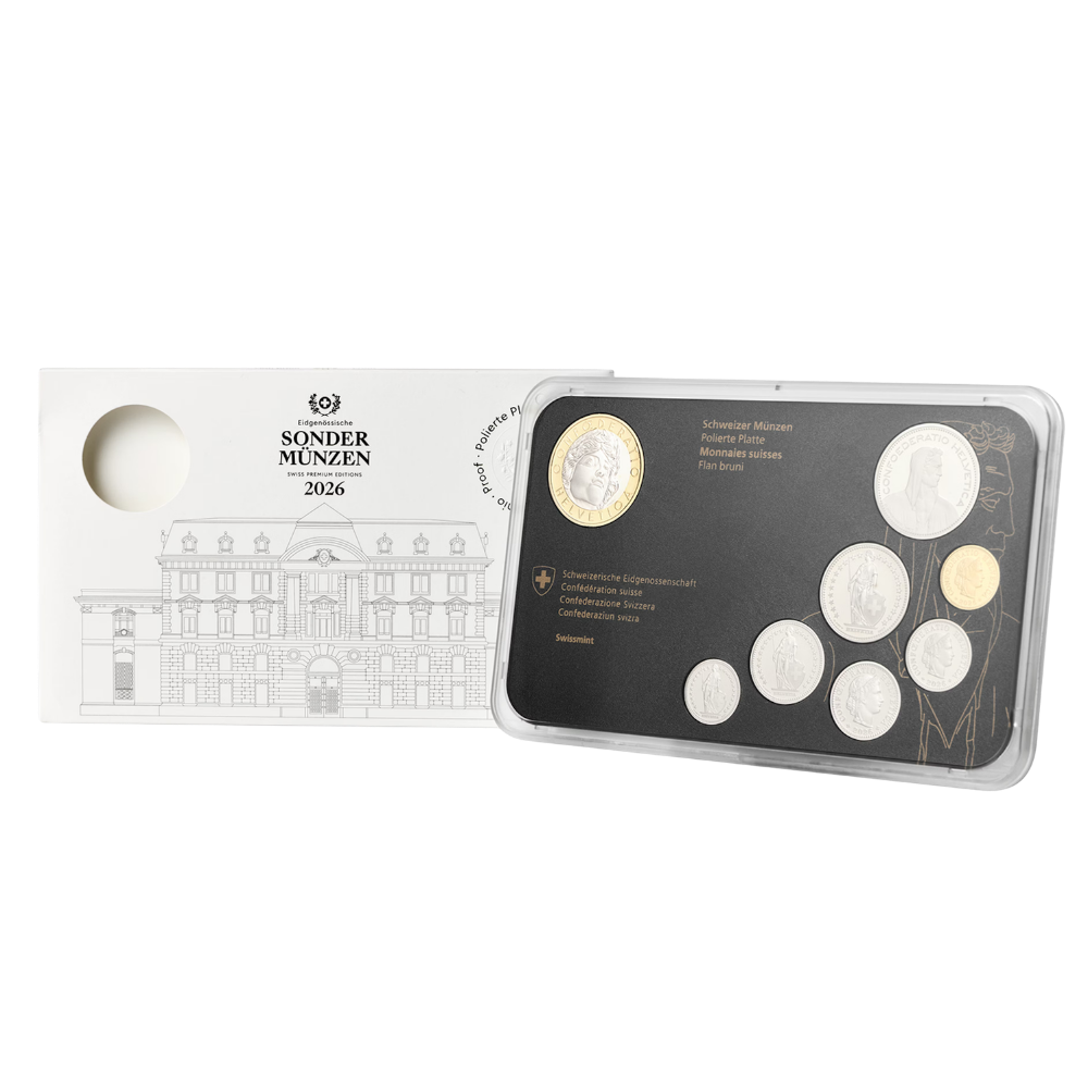 Proof Swiss Circulation Coins Set Swissmint 2026