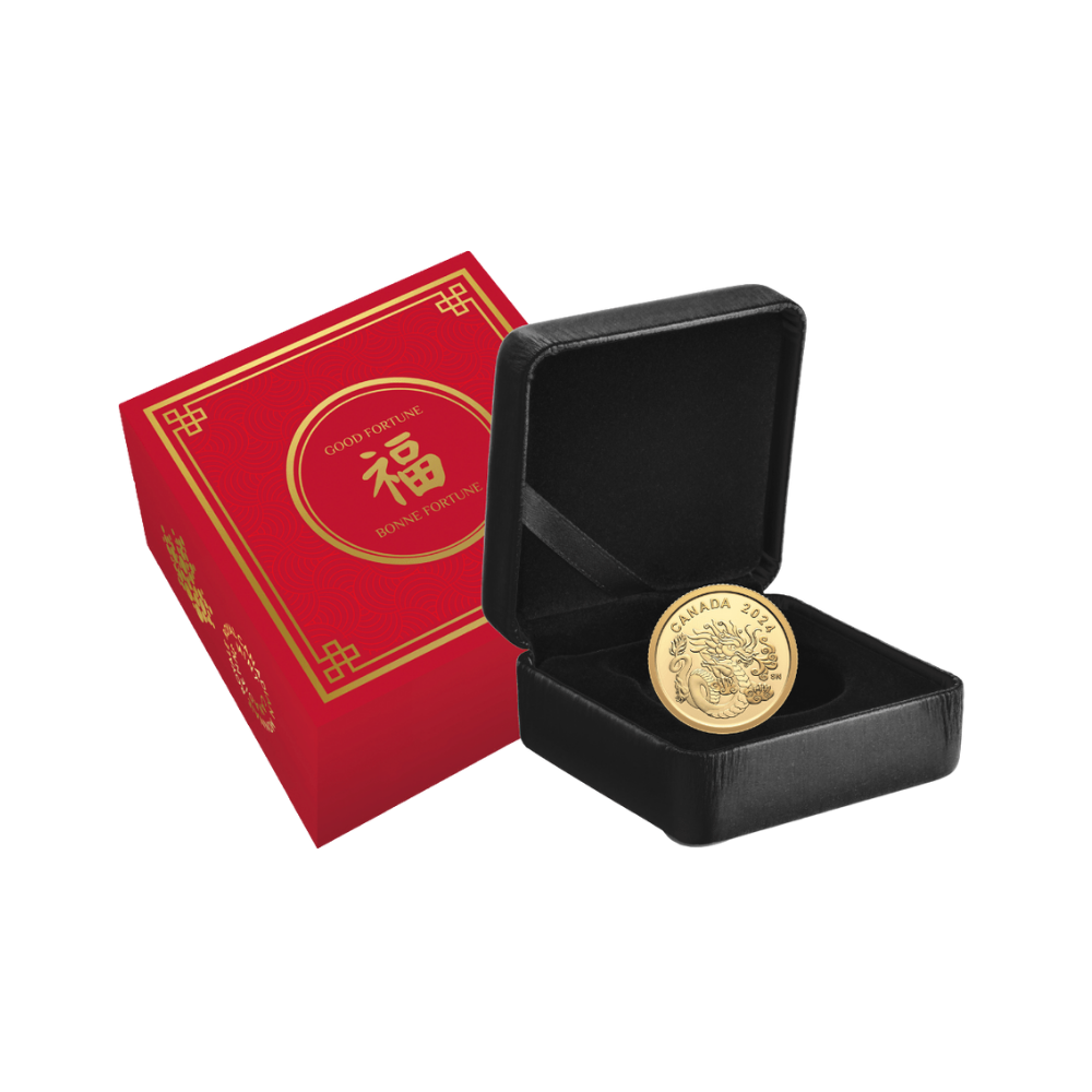 Pure Gold Coin Spirit Dragon Canada 2024