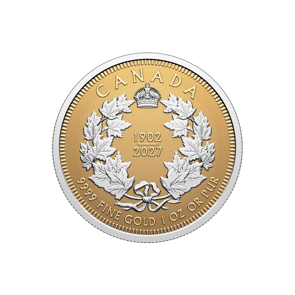 Pure Gold Fractional Set 125th Anniversary of the Coronation of King Edward VII Royal Canadian Mint