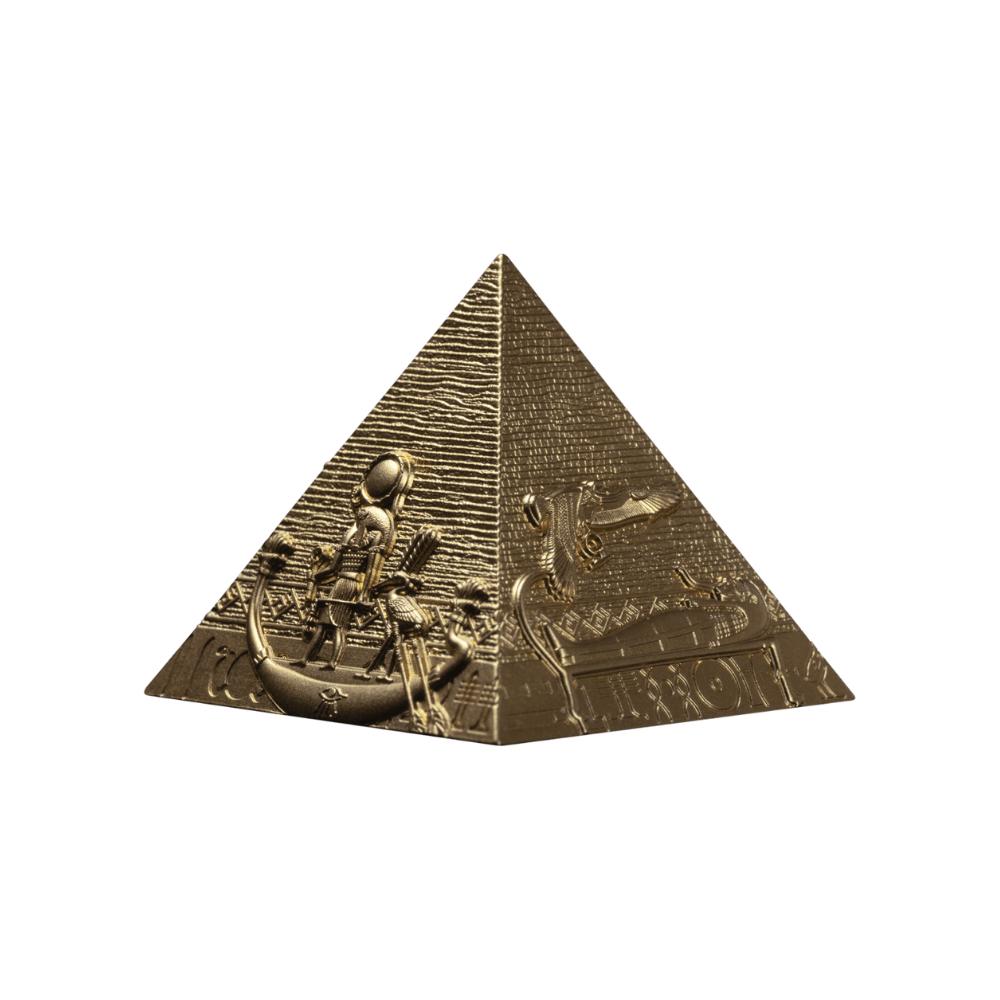 Pyramids of Giza 3 Coin Set 24k Gold Plating 2025
