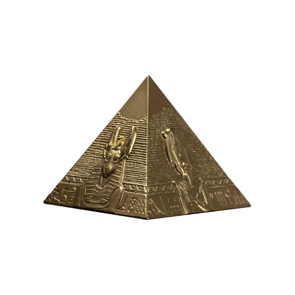 Pyramids of Giza 3 Coin Set 24k Gold Plating 2025