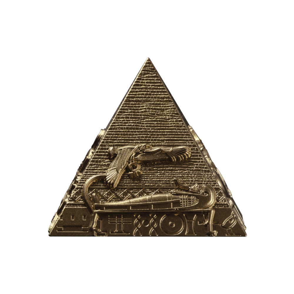 Pyramids of Giza 3 Coin Set 24k Gold Plating 2025