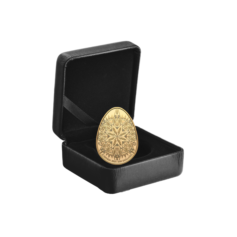 Pysanka Pure Gold Coin Canada 2025