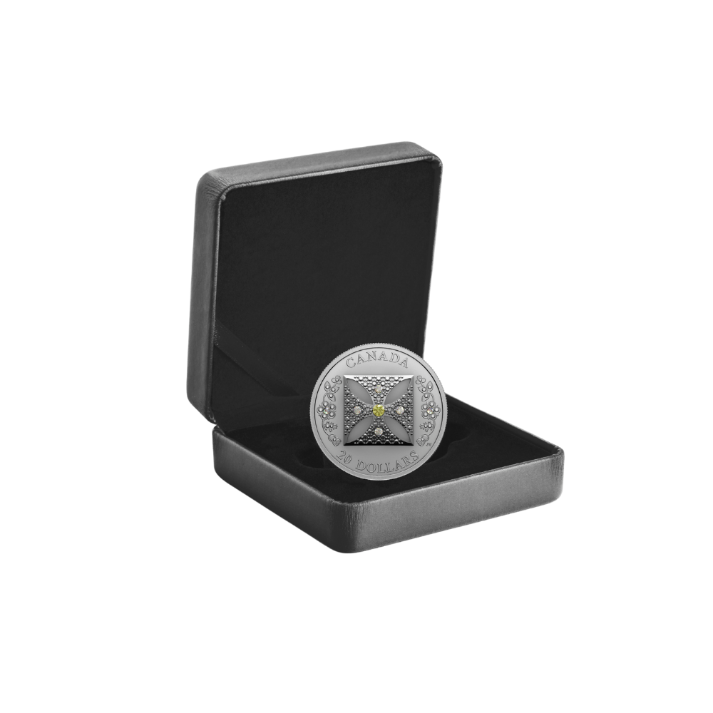 QUEEN ELIZABETH II DIAMOND DIADEM 1 Oz Silver Coin $20 Canada 2022